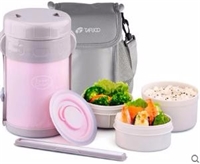 不銹鋼真空保溫飯盒（PP內(nèi)容器）