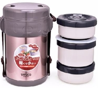 不銹鋼真空保溫飯盒（PP內容器）