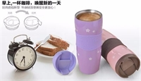 不銹鋼真空雙蓋保溫杯