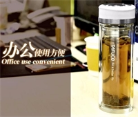 雙層耐熱玻璃商務杯
