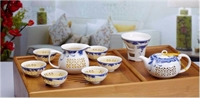 富貴滿堂（薄胎玲瓏茶具十件套）