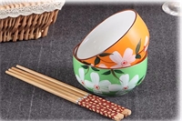 金玉滿堂櫻花兩碗兩筷