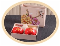 金玉滿堂紅釉兩碗兩筷