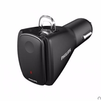 Philips/飛利浦 SHB1801 無線藍牙耳機汽車載點煙器轉接USB車充