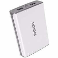 飛利浦 10400毫安 移動電源/充電寶 雙USB輸出 DLP2101 白色