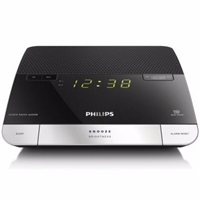 飛利浦（PHILIPS） AJ4000B 時鐘收音機 為手機/USB 設備充電