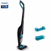 飛利浦（PHILIPS）吸塵器家用無線立式手持吸塵機大功率車用吸拖一體干濕兩用 黑色FC6401/81-40分鐘18V
