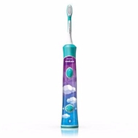 Philips/飛利浦電動牙刷HX6322/29兒童充電式聲波智能音樂定時藍牙
