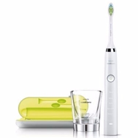 飛利浦（PHILIPS）電動牙刷HX9332/04鉆石亮白型 充電式成人聲波震動 陶瓷白