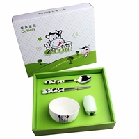 高檔蒙牛陶瓷四件套 LMD-XP-023