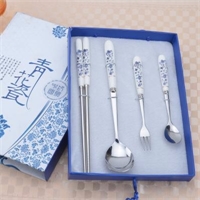 抽拉式青花瓷四件套 LMD-QHC-025
