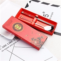 印花紙盒兩件套餐具 LMD-ZH-001