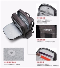 法國大使DELSEY 多功能電腦包 703702600