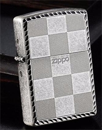 古銀方格系列 打火機 ZBT-1-15