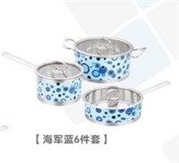 201不銹鋼炫彩6件套