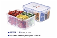 樂奇士三分格保鮮飯盒 GP032P