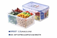 樂奇士四分格保鮮飯盒 GP032T