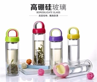 彩虹雙層玻璃杯 CMSH-0916