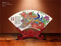 17寸扇形系列富貴吉祥工藝擺件