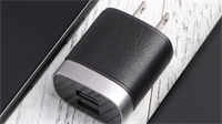 皮質雙口USB充電器 C05