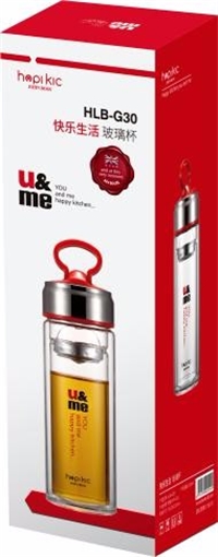 快樂生活玻璃杯  HLB-G30