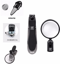 ZW-N91 ZWILLING Classic Inox 帶磁石趾甲鉗及放大鏡兩件套（黑色）