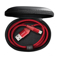 Anker安克 Powerline+2 拉車線2代 手機數據充電線 1.8米紅色盒裝