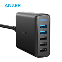 Anker安克 高通QC3.0 2口快速充電器 63W 5口USB充電器