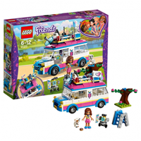 LEGO/樂高 玩具 好朋友 Friends 6歲-12歲 奧莉薇亞的科學任務車 41333 積木LEGO