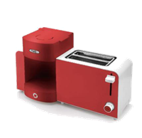 二合一早餐機(多士爐、咖啡機) EJB327RED