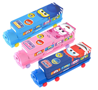 火車頭削筆器鐵筆盒 SW850096