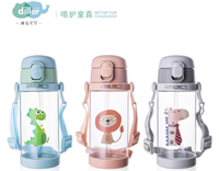 寵萌動物背帶塑料杯 D8842