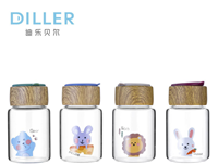 萌咔樂園玻璃杯 399MLH499