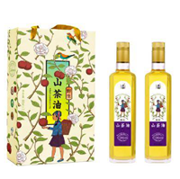 有機(jī)野生冷榨山茶油雙支