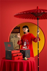 國(guó)潮駕到·中糧糧小買(mǎi)創(chuàng)意三層抽屜精裝中秋禮盒B