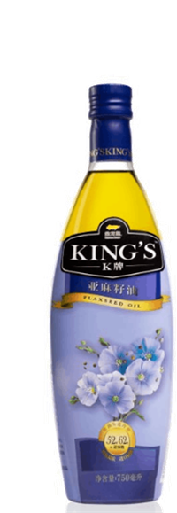 金龍魚｜KINGS亞麻籽油750ml 單支