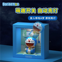 哆啦A夢相框小夜燈