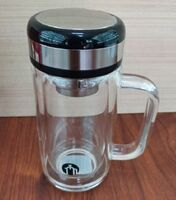富光茶馬仕雙層玻璃辦公杯T2