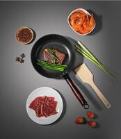 麥飯石煎鍋兩件套 HMD-9723