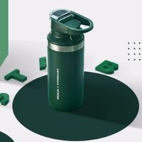 星巴克墨綠色Stanley不銹鋼保溫杯