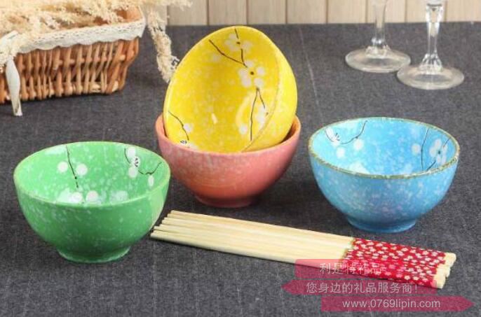 雪花釉手繪梅花四碗四筷Y005.jpg