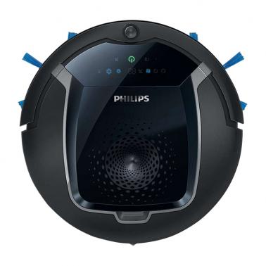 飛利浦（PHILIPS）掃地機器人FC8810 家用智能掃地機 可遙控 全自動充電擦地機 黑色-鈦色FC8810.jpg