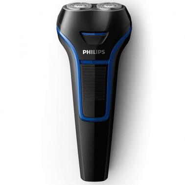 飛利浦（PHILIPS）電動剃須刀充電式男士刮胡刀胡須刀剃胡刀雙刀頭水洗干濕兩用 航海藍S100經典標準型.jpg