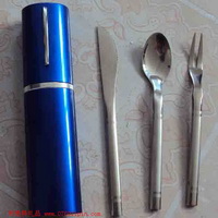 棒料餐具三件套