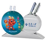 時尚筆筒臺歷-精彩龍年