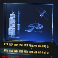 水晶紀念擺件