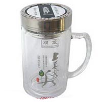 厚底鏡面蓋辦公杯