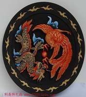 炭雕-龍鳳呈祥