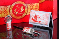 陶瓷系列之靈風(fēng)（青花瓷名片盒+青花瓷書簽+青花瓷鑰匙扣）