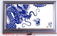 青花祥龍名片盒